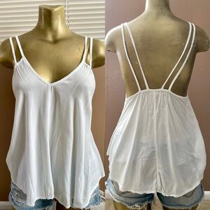 BRANDY MELVILLE Strappy Babydoll Tank TOP One-Size